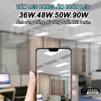 Tấm Led Panel âm trần LED 30x30 30x120 60x60 60x120 Đủ công suất BH: 2 năm(1 Đổi 1)