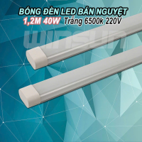 Đèn tuýp Led bán nguyệt 1m2 40W siêu sáng, mẫu mới tiết kiệm điện ánh sáng trắng. BH: 2 năm ( 1 đổi 1 )