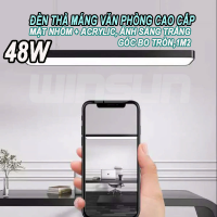 Đèn thả máng văn phòng cao cấp mặt nhôm + Acrylic, ánh sáng trắng góc bo tròn, đèn máng thả trần dạng hộp 1m2 48W. BH: 2 năm ( 1 đổi 1 )