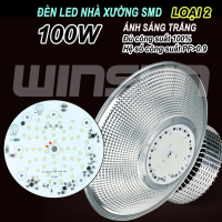 Đèn Led pha xưởng 100W-150W công nghiệp ánh sáng trắng siêu sáng treo dây xích