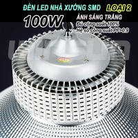 Đèn Led pha xưởng 100W-150W công nghiệp ánh sáng trắng siêu sáng treo dây xích