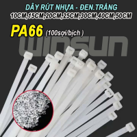 Dây Rút Nhựa 10cm,15cm,20cm,25cm,30cm (100sợi/bịch )Đen.Trắng Rít Nhựa Rút Hàng Dây Rít Hàng