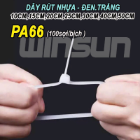 Dây Rút Nhựa 10cm,15cm,20cm,25cm,30cm (100sợi/bịch )Đen.Trắng Rít Nhựa Rút Hàng Dây Rít Hàng