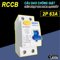 Cầu Dao Chống Giật RCBO đa năng - siêu nhạy 6kA 30mA 0,01giây