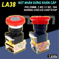 Nút dừng khẩn cấp, nút nhấn dừng khẩn cấp LA38-STOP Phi 22. BH: 1 năm ( 1 đổi 1 )