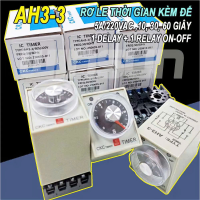 Rơ Le Thời Gian CKC AH3-3 AC220V Kèm Đế