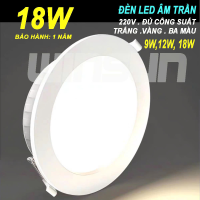 Đèn Led downlight âm trần 9W,12W, 18W, 24W (tròn)