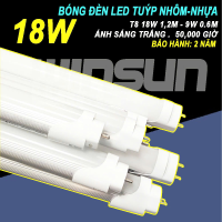 Bóng đèn LED Tuýp nhôm-nhựa T8 9W 0,6M 18W 1,2M  Ánh sáng trắng. BH 2 năm ( 1 đổi 1 )