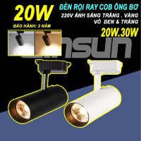          Đèn rọi ray COB ống bơ 20W, 30W BH: 2 năm ( 1 đổi 1 )