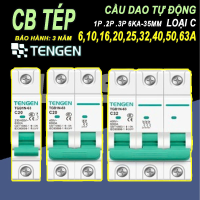 Cầu dao tự động Aptomat Tép TENGEN, MCB, CB Tép