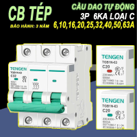 Cầu dao tự động Aptomat Tép TENGEN, MCB, CB Tép