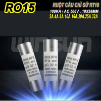 Ruột cầu chì sứ 10x38 RT18 2A 4A 6A 10A 16A 20A 25A 32A 500V