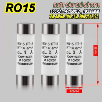 Ruột cầu chì sứ 10x38 RT18 2A 4A 6A 10A 16A 20A 25A 32A 500V