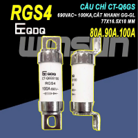 Cầu Chì Sứ RGS4 80A 90A100A 690V 