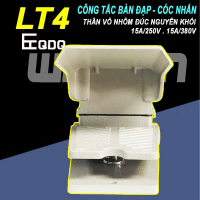 Công tắc bàn đạp LT4, thân vỏ nhôm đúc nguyên khối,cóc nhấn,bàn đạp máy khâu