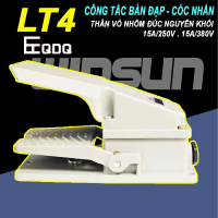 Công tắc bàn đạp LT4, thân vỏ nhôm đúc nguyên khối,cóc nhấn,bàn đạp máy khâu