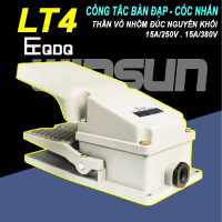 Công tắc bàn đạp LT4, thân vỏ nhôm đúc nguyên khối,cóc nhấn,bàn đạp máy khâu