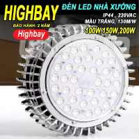 Đèn Led pha xưởng highbay 100W 150W 200W công nghiệp ánh sáng trắng siêu sáng. BH: 2 năm