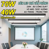 Đèn led hộp thả văn phòng 40W 70W ABS 1.2M Góc vuông BH: 2 năm