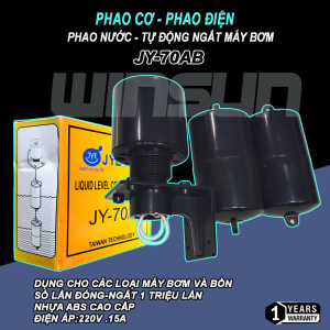 Phao điện, phao ngắt nước cao cấp tự ngắt Đài Loan JY Unilife 70AB tự động ngắt máy bơm
