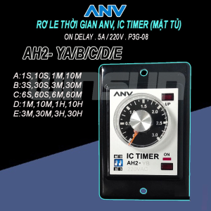 Rơ LE Thời Gian ANV, IC TIMER AH2- YA/B/C/D/E (mặt tủ)