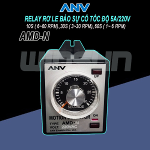 Relay Rơ le báo sự cố tốc độ ANV AMD-N