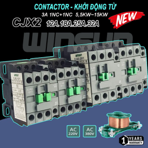 Contactor - Khởi Động Từ 12/18/25/32A (Loại mới) Winsun