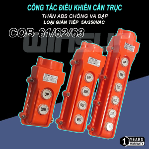 Tay Điều Khiển Máy Tời (Đảo Chiều Động Cơ)Tay Điều Khiển Cầu Trục, công tắc COB 61 COB 62 COB 63