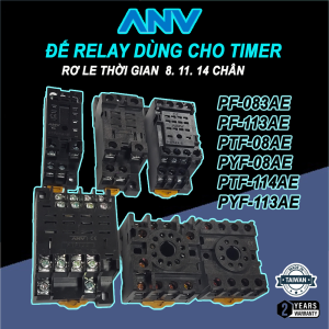 Đế Relay dùng cho timer, relay rơ le trung gian