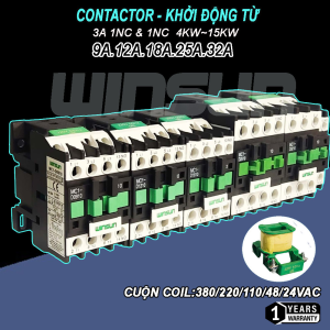 Contactor - Khởi Động Từ 9/12/18/25/32A