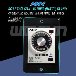 Rơ LE Thời Gian ANV, IC TIMER AH2-Y (mặt tủ)