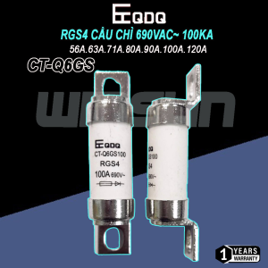 Cầu Chì Sứ RGS4 71A 80A 90A100A 690V 