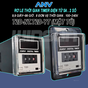 Rơ LE Thời Gian Timer Điện tử ( 2 số ) 9,9 giây~99 giờ