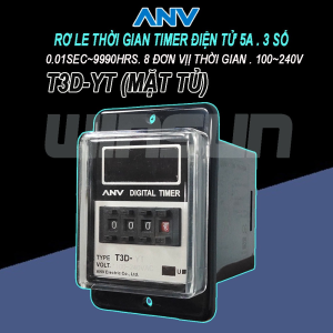 Rơ Le Thời Gian Timer Điện tử ( 3 số ) 0.01sec~9990hrs