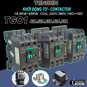 Khởi Động Từ - Contactor TENGEN 40/50/65/80/95 A (TENGEN TGC1)