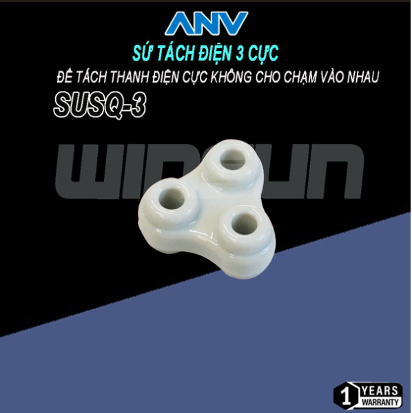 Sứ tách điện ANV 3 cực SUSQ-3