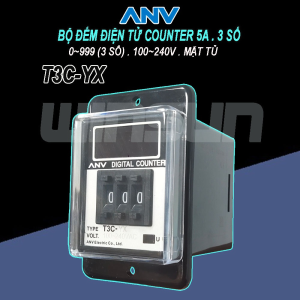 Bộ đếm điện tử 2 & 3 số (mặt tủ) counter