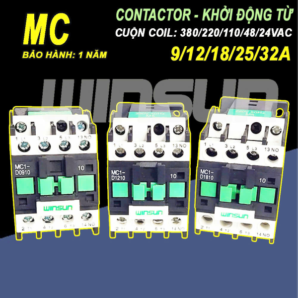 Contactor - Khởi Động Từ 9/12/18/25/32A
