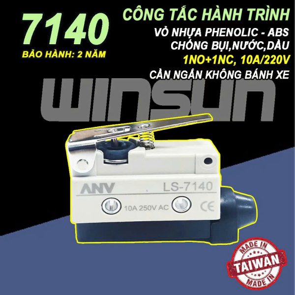 Công Tắc Hành Trình ANV LS-7140 (AZ-7140) 250VAC-10A 