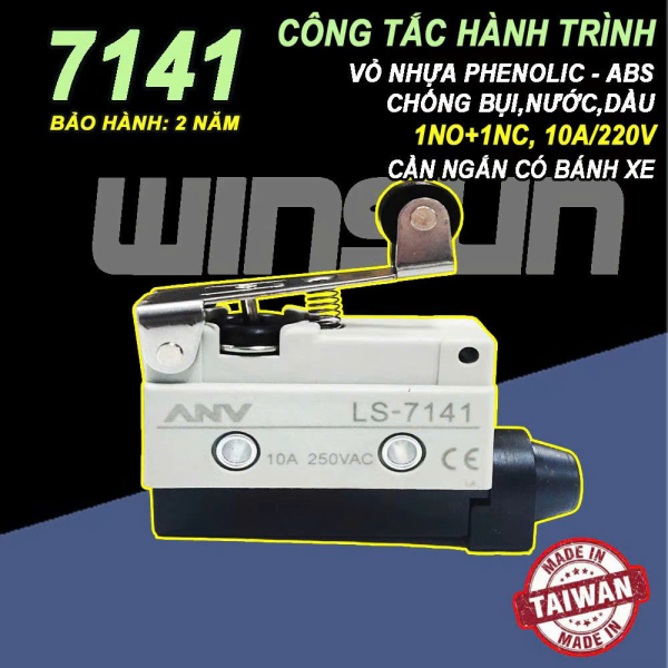 Công Tắc Hành Trình ANV LS-7141 (TZ-7141)250VAC-10A