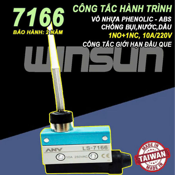 Công Tắc Hành Trình ANV LS-7166 (TZ-7166)250VAC-10A