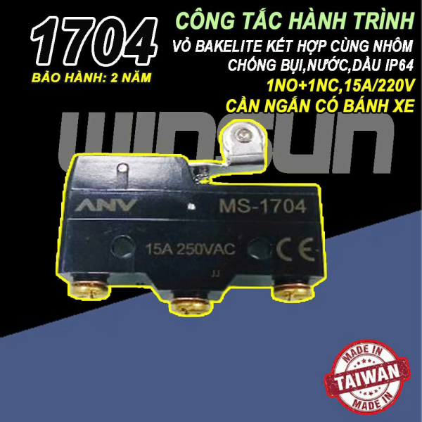 Công tắc hành trình 1704 (CM-1704) 250VAC-15A
